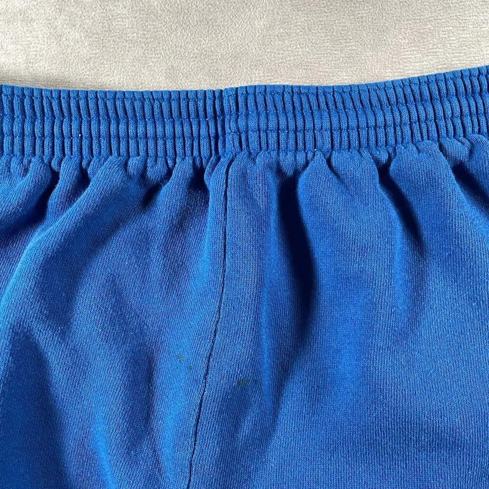 90s Hanes Soft Cozy Baggy Blue Sweatpants 30-32 Made in USA Sportsweat Athletic